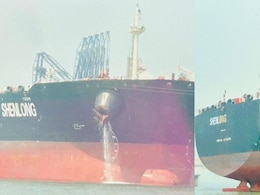 ईरान-इजरायल युद्ध के बीच सऊदी अरब से भारत पहुंचा जहाज शेलॉन्ग, देखिए वीडियो