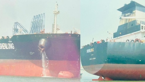 ईरान-इजरायल युद्ध के बीच सऊदी अरब से भारत पहुंचा जहाज शेलॉन्ग, देखिए वीडियो