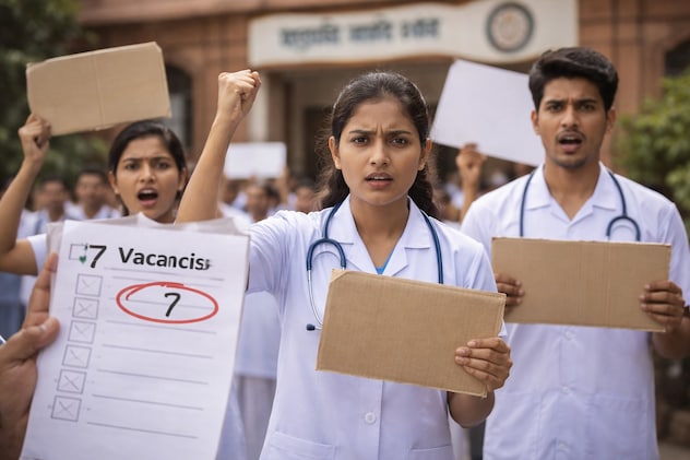 मध्य प्रदेश में स्टाफ नर्स भर्ती को लेकर विवाद, हजारों पद खाली फिर भी केवल 7 पदों पर भर्ती का आरोप