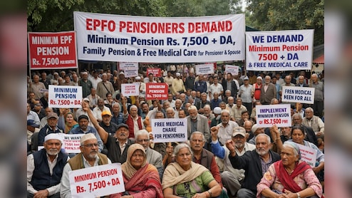 EPS Pension: '1,000 से बढ़ाकर 7,500 हो मिनिमम पेंशन', और क्&zwj;या हैं पेंशनर्स की मांगें, जिनको लेकर है प्रदर्शन?