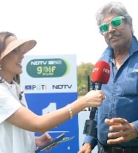"Like Flying A Kite Without A String": Kapil Dev Compares Cricket And Golf At NDTV DP World PGTI Pro-Am