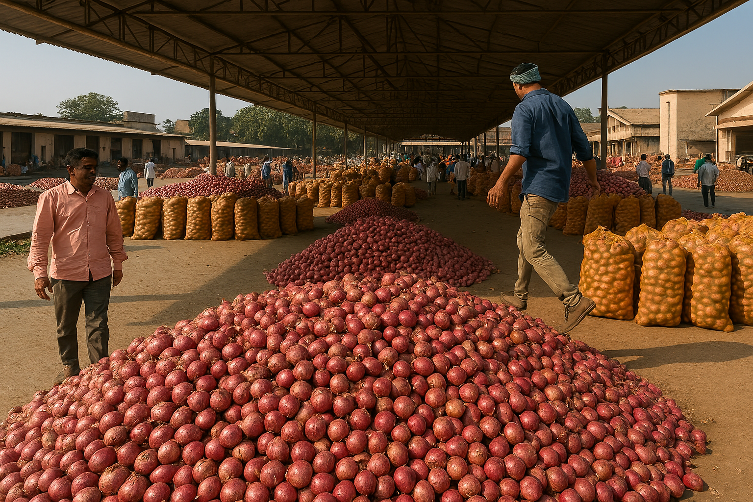 Which Place In Maharashtra Is Called The Onion Capital Of India?