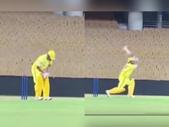 Dhoni Slams CSK Pacer For 6 During Training. Internet Trolls Bowler - Watch