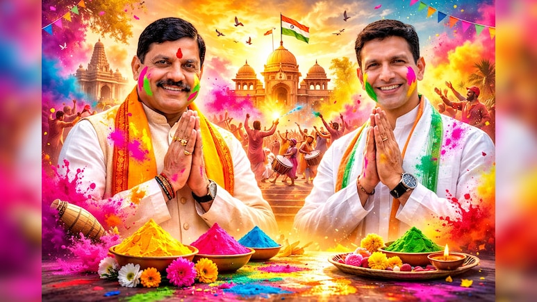 मध्य प्रदेश में Holi की धूम: मुख्यमंत्री मोहन यादव और नेता प्रतिपक्ष जीतू पटवारी ने दी शुभकामनाएं