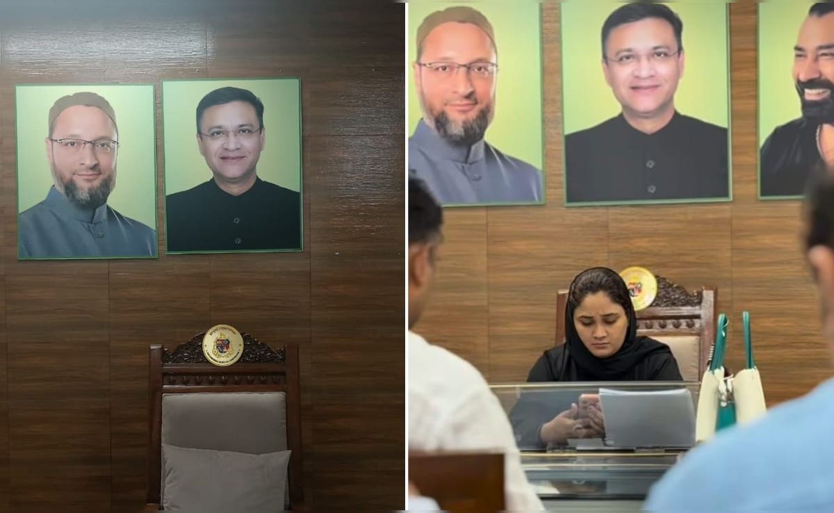 मुंबई की AIMIM पार्षद ने दफ्तर में लगाई ओवैसी के साथ कुख्यात हिस्ट्रीशीटर की तस्वीर, गरमाई राजनीति
