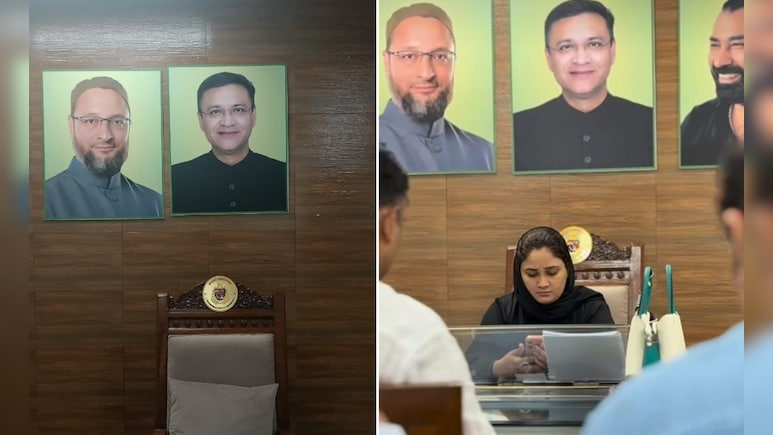 मुंबई की AIMIM पार्षद ने दफ्तर में लगाई ओवैसी के साथ कुख्यात हिस्ट्रीशीटर की तस्वीर, गरमाई राजनीति