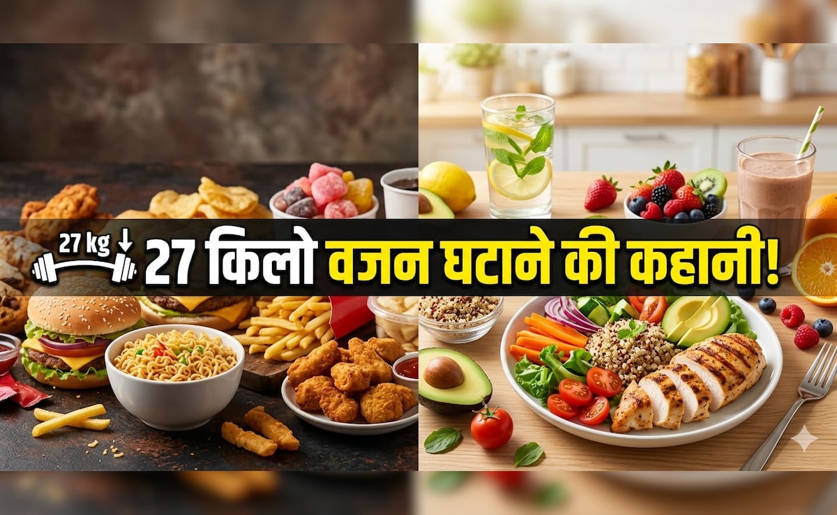 हैदराबाद के डॉक्टर ने शेयर किया 27 किलो वजन घटाने वाला Transformation Secret