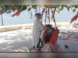 पुष्कर में 9 दिन तक बिना सोये खड़े रहकर तप कर रहीं रूसी साधिका, 17 साल पहले अपनाया नाथ संप्रदाय