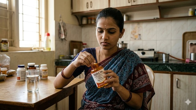 Excess intake of vitamin B3 supplements can cause toxicity