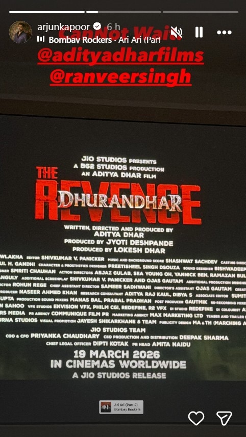 Instagram/Arjun Kapoor