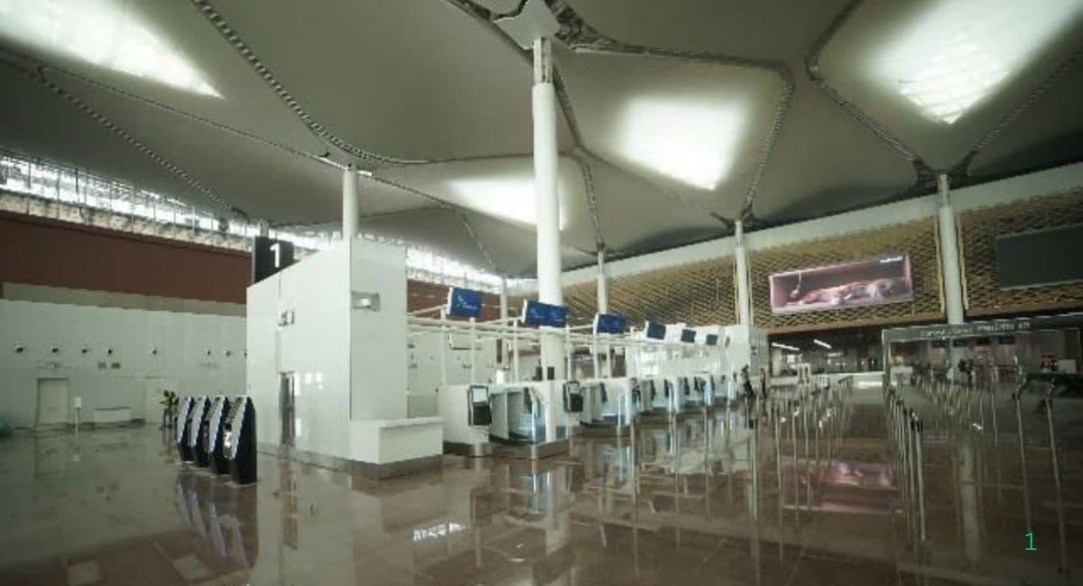 एयरपोर्ट का पहला चरण बनकर तैयार 