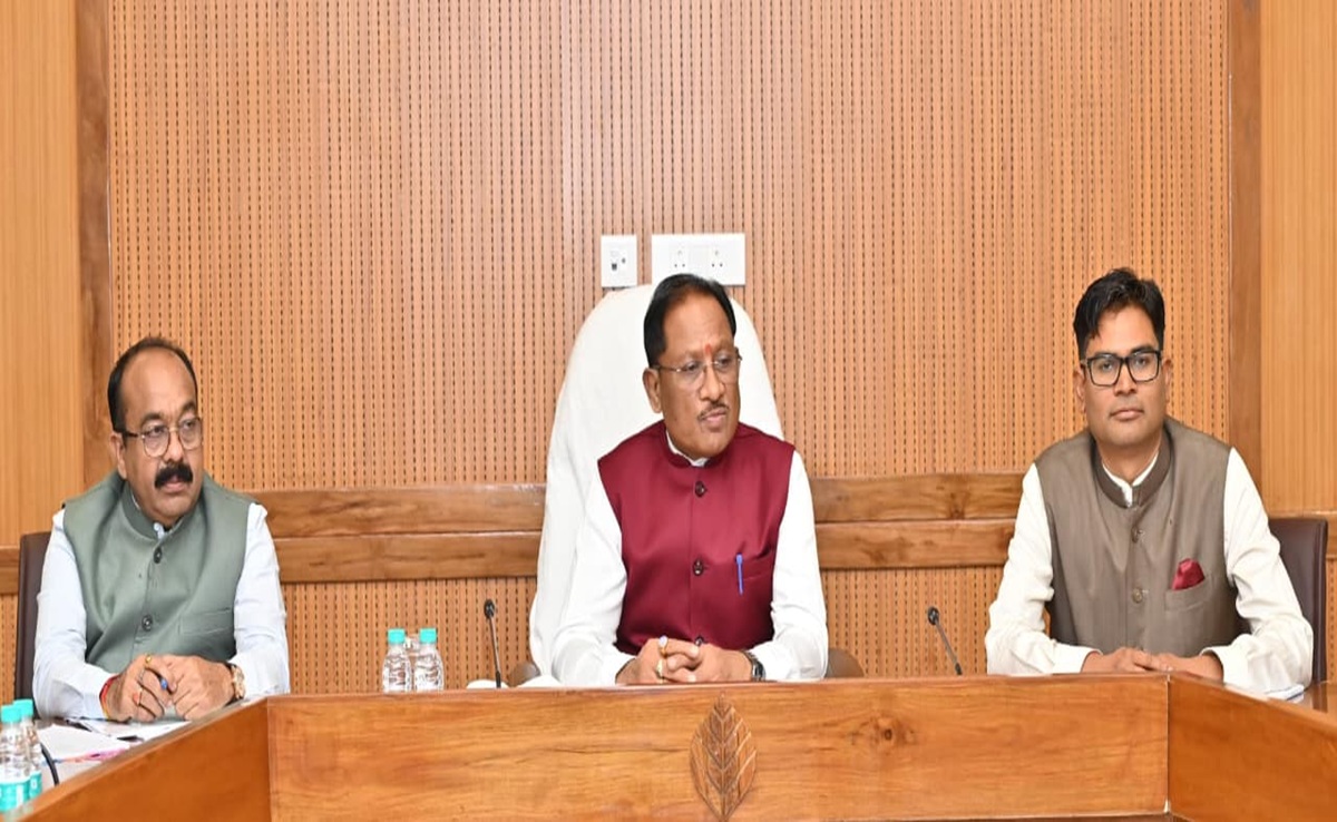 SCR की पहली बैठक में राजधानी क्षेत्र के विकास की रूपरेखा तय;  CM साय ने कहा- महानगरों की तर्ज पर होगा विकास