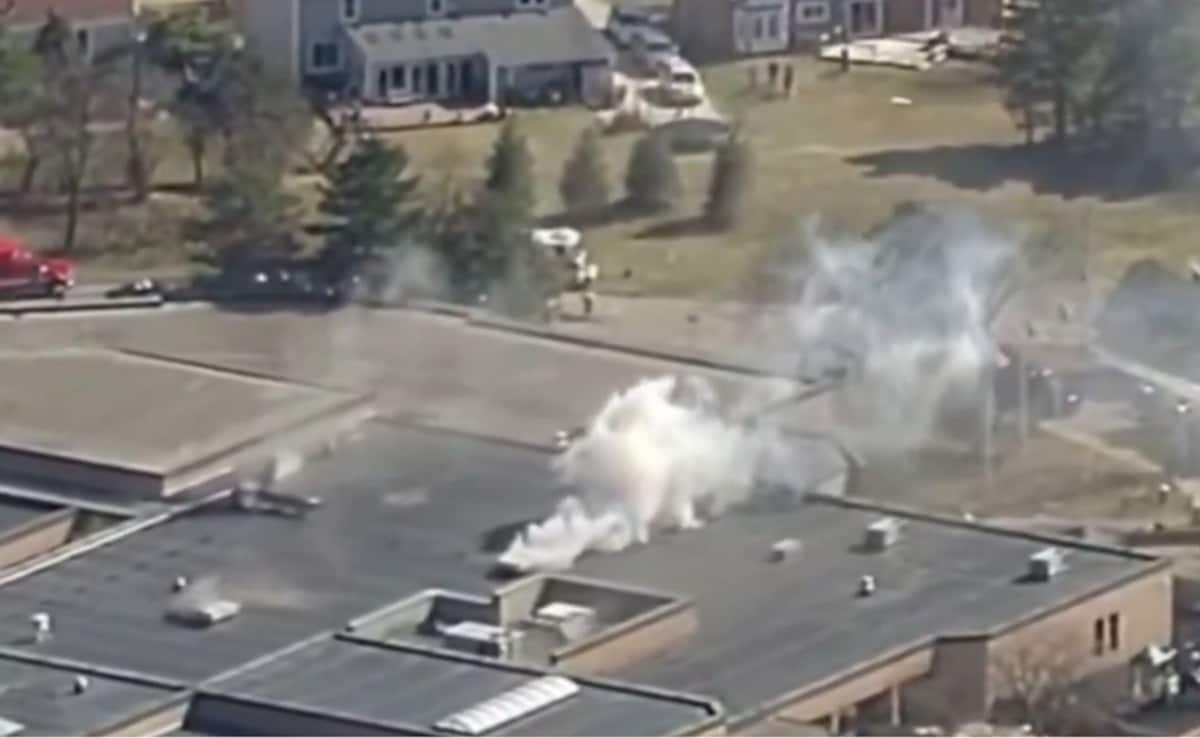 Smoke Rises From Roof, Shooter Active After Truck Crashes Into US Synagogue