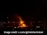 Massive Fire Near Dubai Airport After Iranian Drone Strike, Flights Suspended Massive Fire Near Dubai Airport After Iranian Drone Strike, Flights Suspended