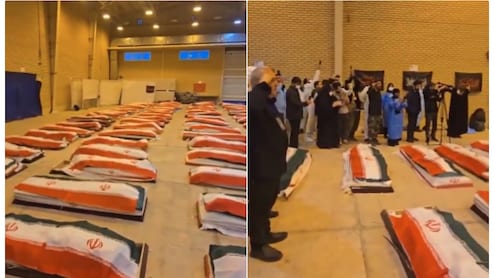 Iran-Israel War Live : ईरान ने अमेरिकी हमले में मारे गए ईरानी जहाज IRS डेना के नाविकों को दी अंतिम विदाई