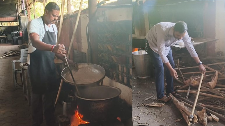 Dombivli News: डोंबिवलीत युद्धाचा 'धूर',पार्किंगमध्ये पेटल्या चुली, शेफ तोडतायत लाकडं! प्रसिद्ध हॉटेलवर वेळ