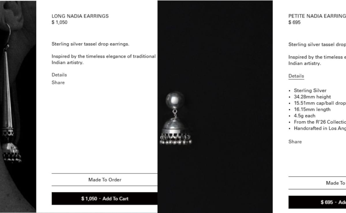 For its R26 collection, Sophie Buhai also introduced sterling earrings. Photo: Sophie Buhai 