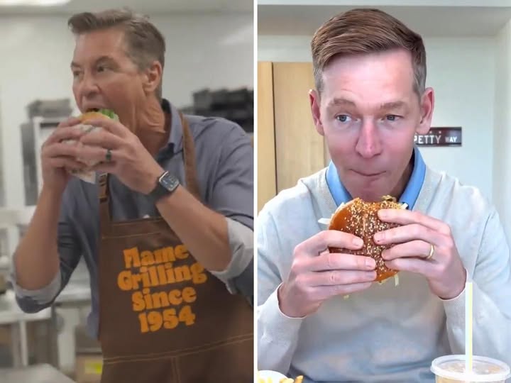 Burger King And Wendy's Can't Resist Teasing McDonald's CEO About How He Eats A Burger