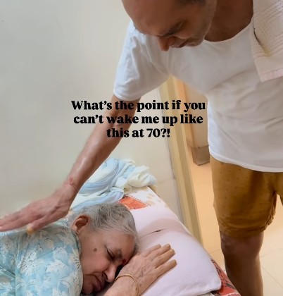 70 की उम्र का प्यार! पति ने पत्नी को जगाते हुए गाया ‘क्या खूब लगती हो', Video ने छू लिया दिल