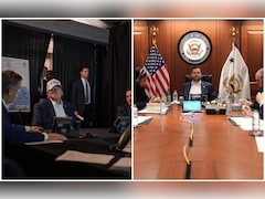 ईरान पर जब दागी जा रही थी मिसाइलें... क्‍या कर रहे थे ट्रंप, तस्‍वीरें आई सामने