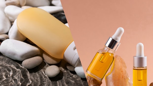 Mineral sunscreen and skin serums 