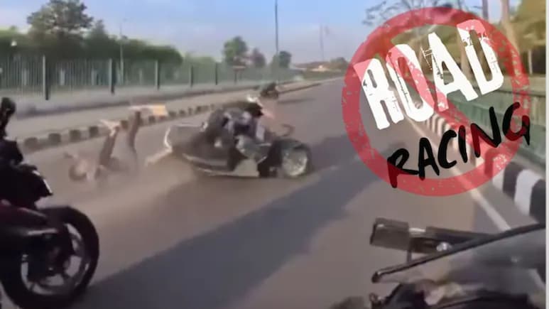 Lucknow GT 650 Crash: Reason For Accident Revealed, Not Skills But A Pothole? Watch Video