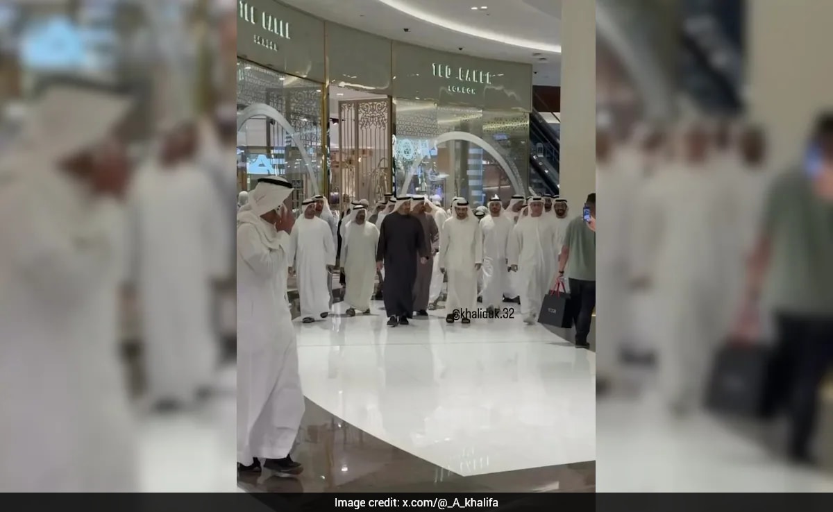Video: UAE President, Crown Prince Walk Into Dubai Mall Amid Iran Strikes