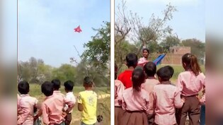 साधनों की कमी पर भारी पड़ा बच्चों का टैलेंट: अलीगढ़ के नन्हे वैज्ञानिकों ने हवा में उड़ाया फाइटर जेट, मंत्री जी भी हुए मुरीद