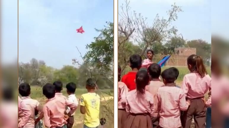 सरकारी स्कूल में IIT जैसा टैलेंट, बच्चों ने बना दिया फाइटर जेट का मॉडल, वीडियो वायरल
