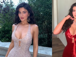 Kylie Jenner Repeats Silver Schiaparelli Gown In Red For Oscars 2026