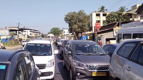 Traffic Jam: मुंबई- गोवा महामार्गावर ट्रॅफिक जाम! 3 किमीपर्यंत वाहनांच्या रांगा; प्रवासाआधी वाचा डिटेल्स