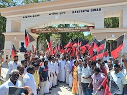 DMK's Sharp Attack At Centre After Hindi Board At Tamil Nadu Railway Office