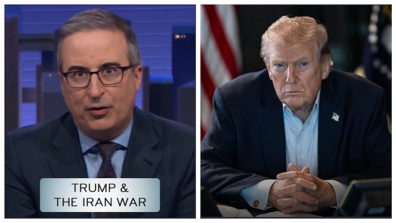 'Talks Like A 6-Year-Old': John Oliver Mocks Donald Trump For Avoiding The Word 'War'