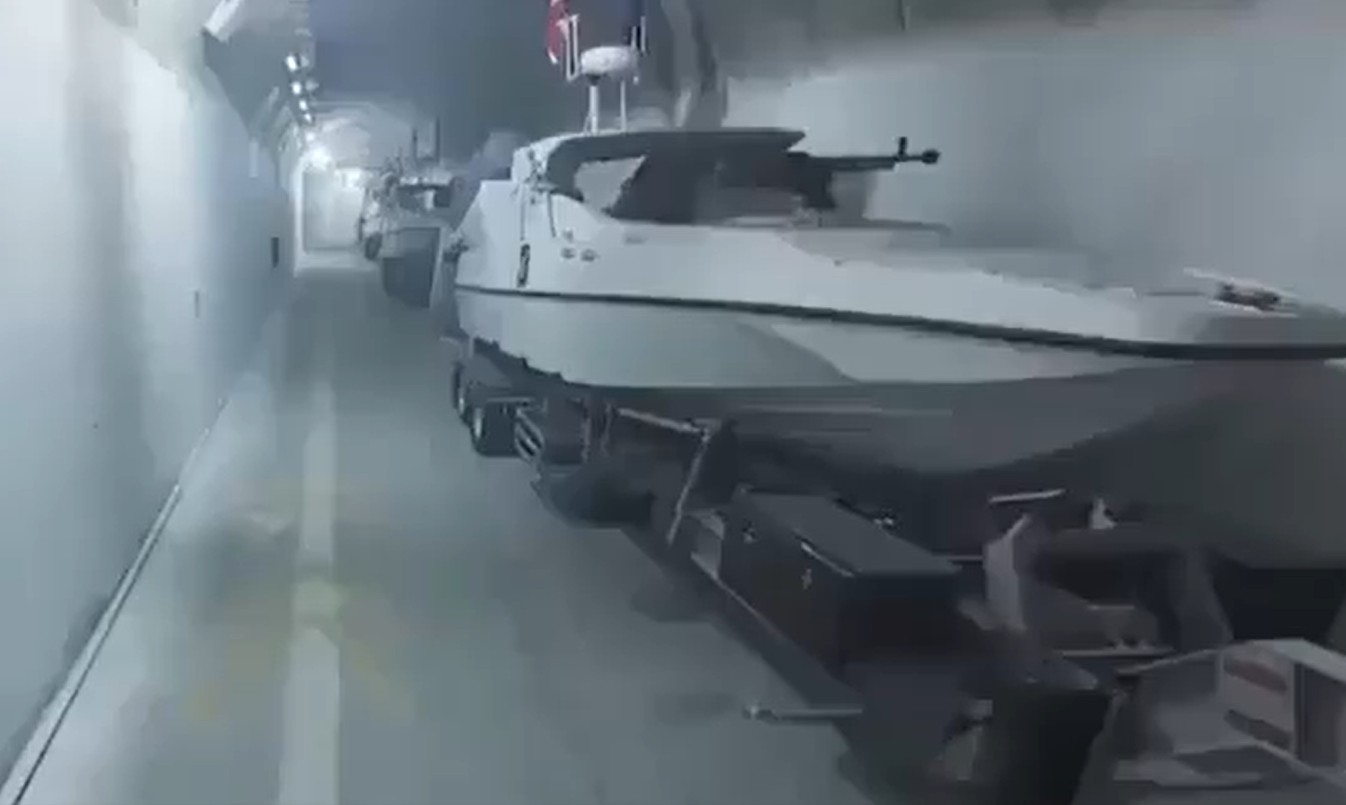 An Army Of Naval Suicide Drones From Iran's Underground 'Missile City'
