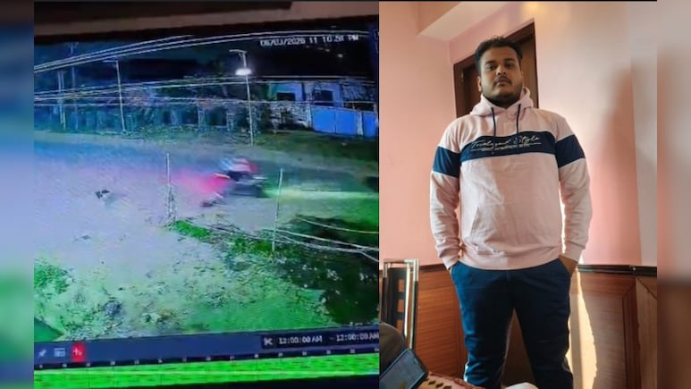 हाजीपुर में कुत्ते को बचाने की कोशिश में फिसली बाइक, युवक की मौत, घटना CCTV में कैद