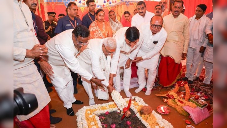 उज्जैन में सीएम यादव और राज्यपाल ने किया 16 निर्माण कार्यों के साथ गीता भवन का भूमिपूजन&nbsp;