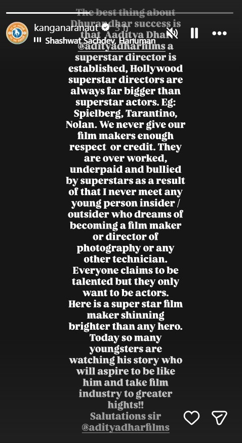 Instagram/Kangana Ranaut