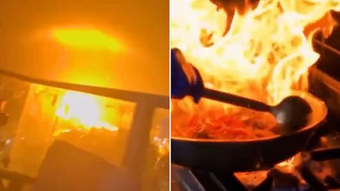 Egyptian Restaurant's Viral Ad Uses Real Iran-Israel Strike Clips, Draws Backlash