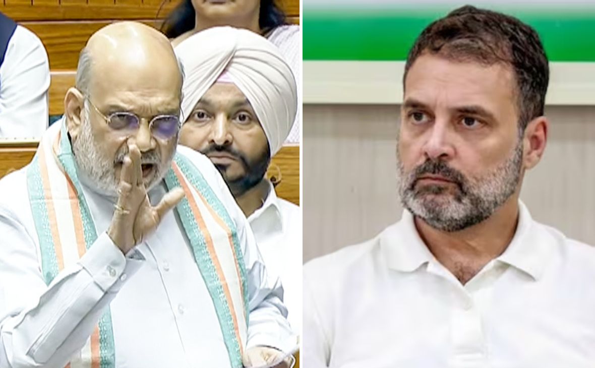 राहुल की यात्रा, कांग्रेस सरकार की कमेटी, चिदंबरम का बयान... नक्सलवाद पर अमित शाह ने चुन-चुनकर साधा निशाना