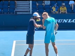 Indias Yuki Bhambri Reaches Indian Well Quarters With Goran Goransson In Mens Doubles Category