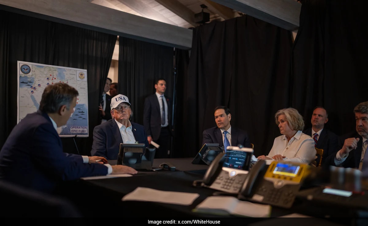 In Pictures: How Trump Monitored "Operation Epic Fury" Against Iran