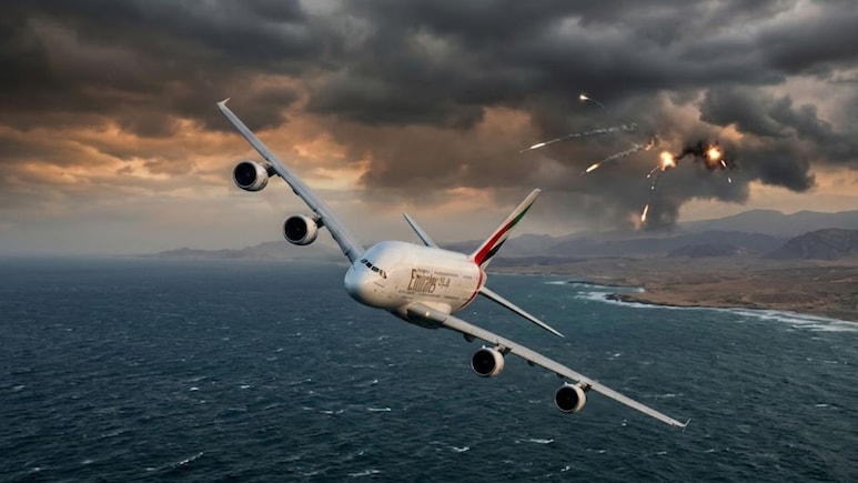 Mumbai to Dubai :समोरून येत होते क्षेपणास्त्र! मुंबई-दुबई विमानाचा हवेतच थरारक यु-टर्न; पाहा काय घडलं?