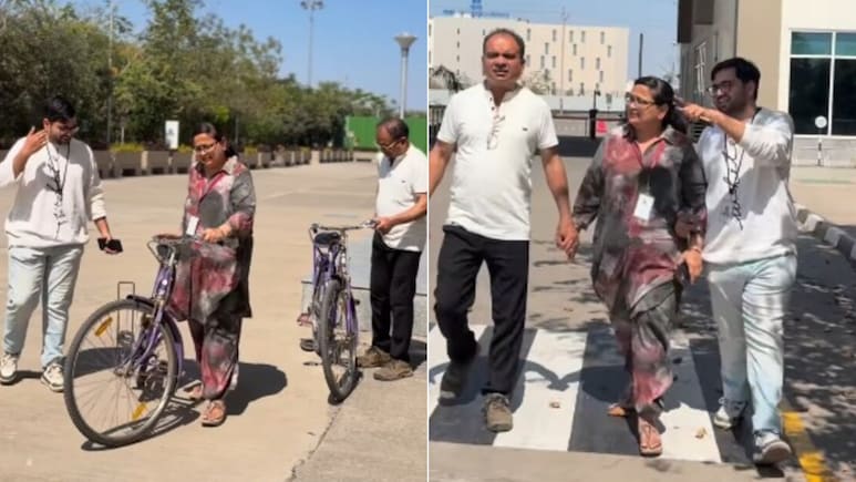 जब पहली बार बेटे के ऑफिस पहुंचे माता-पिता, इन्फोसिस कैंपस में घूमते हुए उनकी खुशी देख, भर आएंगी आंखें