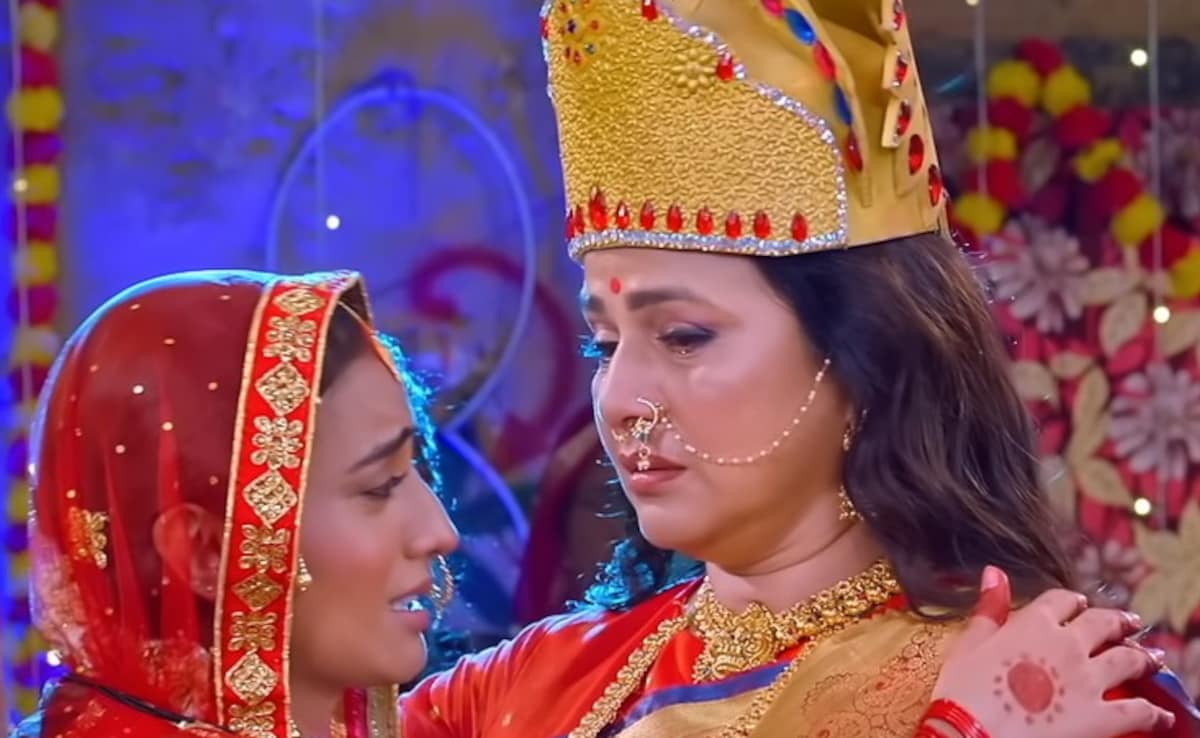 Navratri Film: अक्षरा सिंह की मदद करने आएंगी 'अम्बे मां', दहेज लोभियों को 'मौसी' बनकर सिखाएंगी सबक, ट्रेलर हुआ वायरल