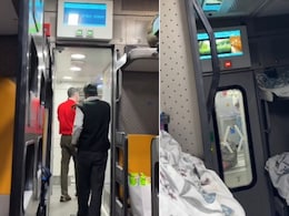 अब नहीं &lsquo;मॉर्चरी जैसा फील&rsquo;! रंगीन बेडिंग और फ्लाइट जैसी सर्विस, वंदे भारत स्लीपर की नई झलक देख लोग बोले-वाह!