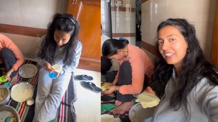 इजरायल-ईरान युद्ध के बीच गुजिया बना रही एक्ट्रेस की बहन, वीडियो शेयर कर बोली हम भारतीय जंग के बीच...