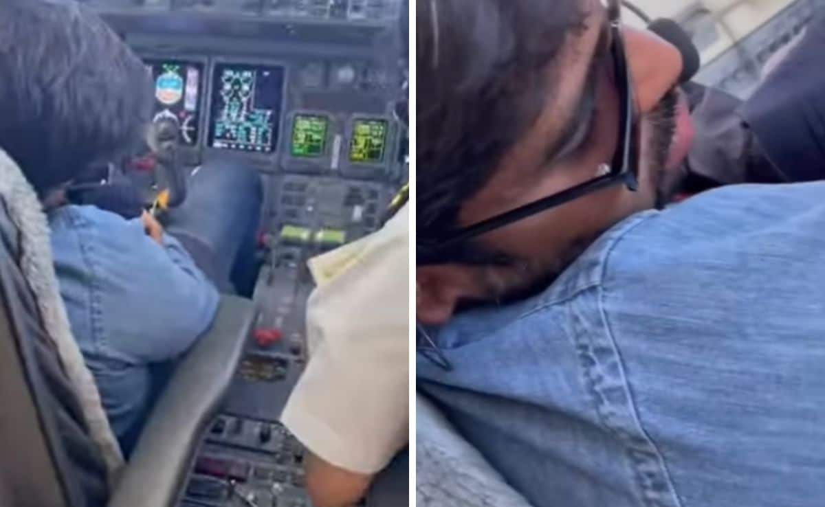 Ajit Pawar's Son Shares Video Of VSR Ventures' Owner Sleeping In Cockpit