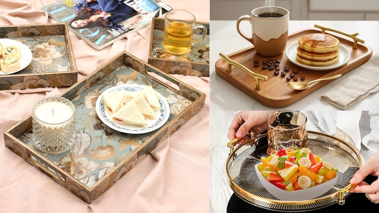 मेहमाननवाज़ी को क्लासी बनाने के लिए आज ही खरीदें ये प्रीमियम और डिज़ाइनर Serving Trays, देखें टॉप ऑप्शंस