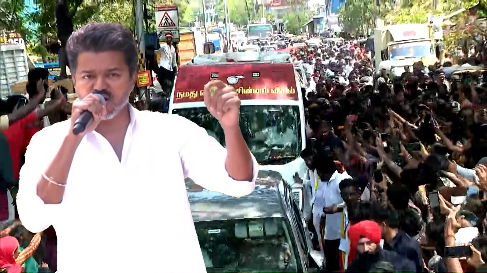 Vijay Takes On Stalin Turf: Massive Roadshow In Kolathur