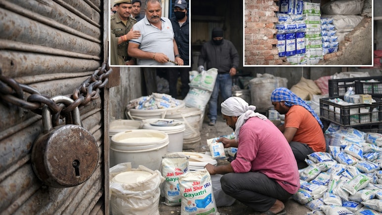 मालिक की गिरफ्तारी के बाद भी जारी है जय श्री गायत्री फूड का 'गोरखधंधा', &nbsp;फैक्टरी पर ताला बंद पर धंधा है चालू